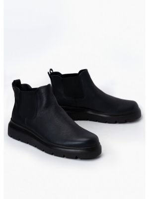 Kotníkové boty Ecco černé