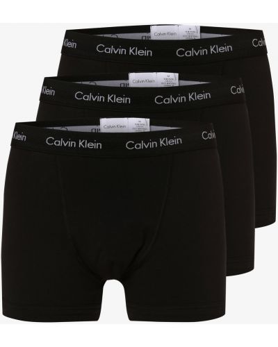 Bokserki slim fit bawełniane Calvin Klein czarne
