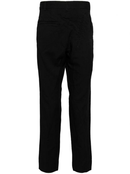 Reverzibilne slim fit ravne hlače Comme Des Garcons Homme črna