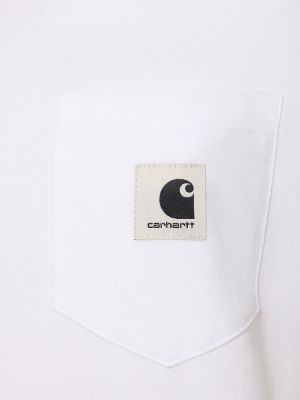 Tričko s kapsami Carhartt Wip bílé