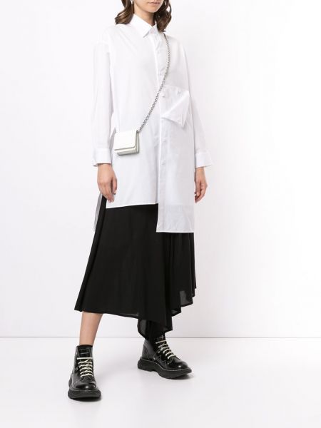 Koszula oversize asymetryczna Yohji Yamamoto biała