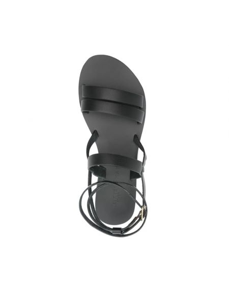 Leder sandale Manebi schwarz