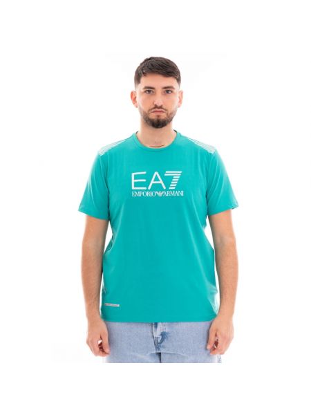 Koszulka casual Emporio Armani Ea7 zielona