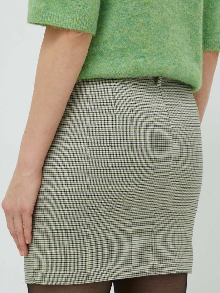 Mini sukně Gestuz zelené
