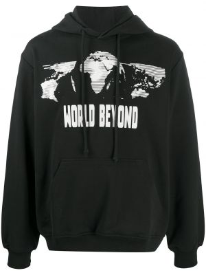 Langes sweatshirt mit print Mcq schwarz