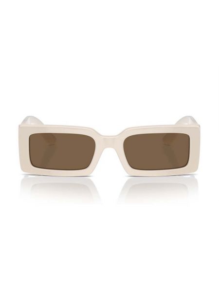 Бежевые очки солнцезащитные Dolce & Gabbana