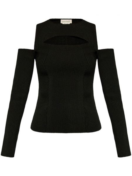 Stribet top Alexander Mcqueen sort