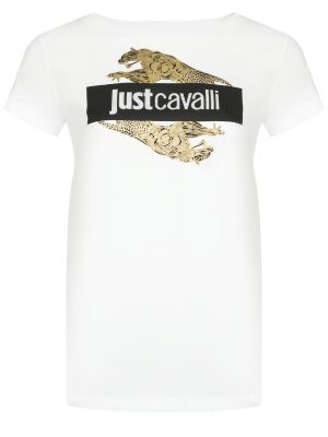 Белая футболка Just Cavalli