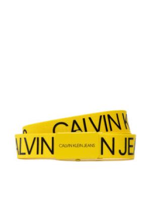 Pásek Calvin Klein Jeans žlutý