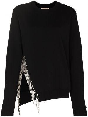 Krystaller sweatshirt Christopher Kane svart