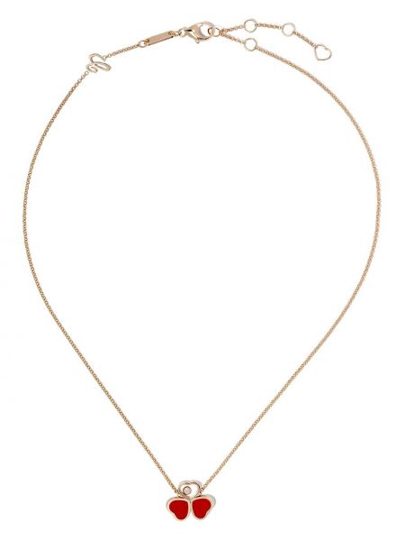 Ogrlica iz rožnatega zlata z vzorcem srca Chopard