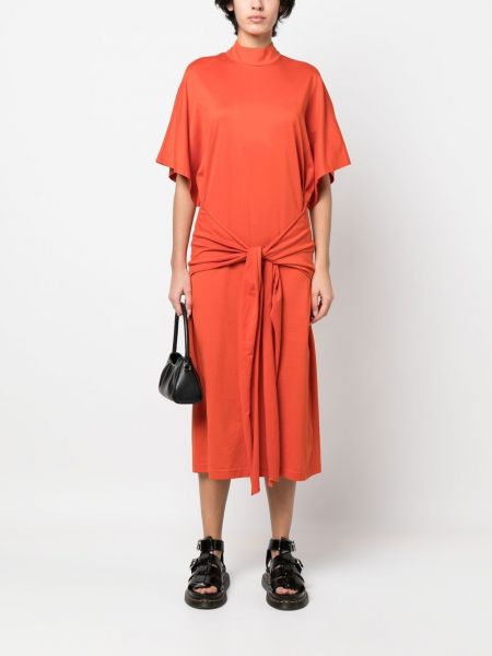 Midi suknele Karl Lagerfeld oranžinė