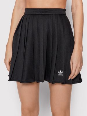 Mini suknja bootcut Adidas crna