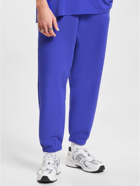 Teplákové nohavice Def modrá