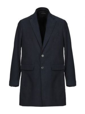 Cappotto di lana di cotone Marciano blu