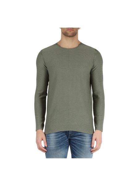 Sweter bawełniany Replay zielony