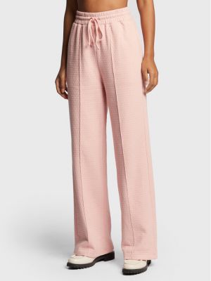 Sportovní kalhoty relaxed fit American Vintage růžové