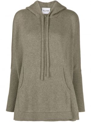 Kašmírový svetr s kapucí Kujten