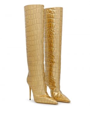 Gummistiefel Dolce & Gabbana gold