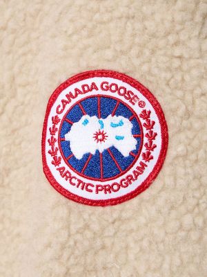 Bluza z kapturem na zamek polarowa Canada Goose czarna