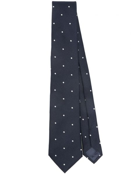 Pikčasta svilena kravata Emporio Armani