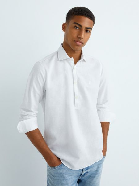 Camisa de lino Elpulpo blanco