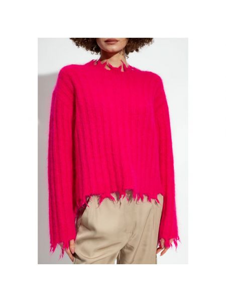Jersey de lana de tela jersey Birgitte Herskind rosa