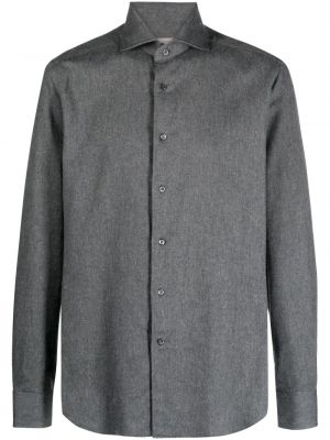 Hemd aus baumwoll Corneliani grau