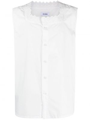 Camicia di pizzo Hed Mayner bianco