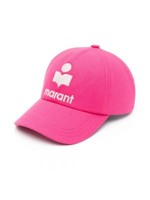 Różowa czapka z daszkiem Isabel Marant
