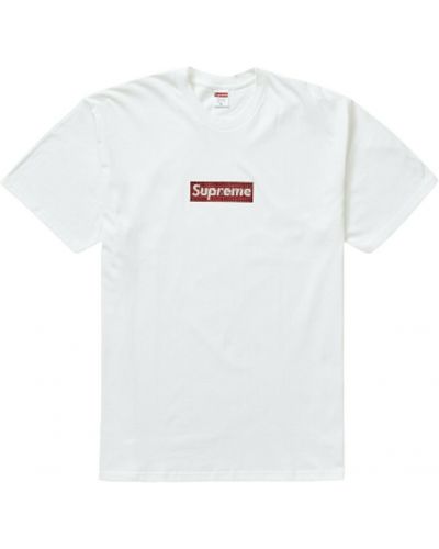 T-shirt Supreme, biały