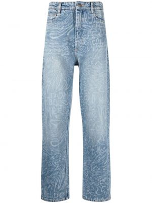 Proste jeansy Domrebel niebieskie