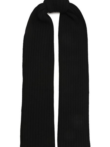Черный кашемировый шарф Allude