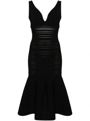 Ujjatlan ruha Victoria Beckham fekete