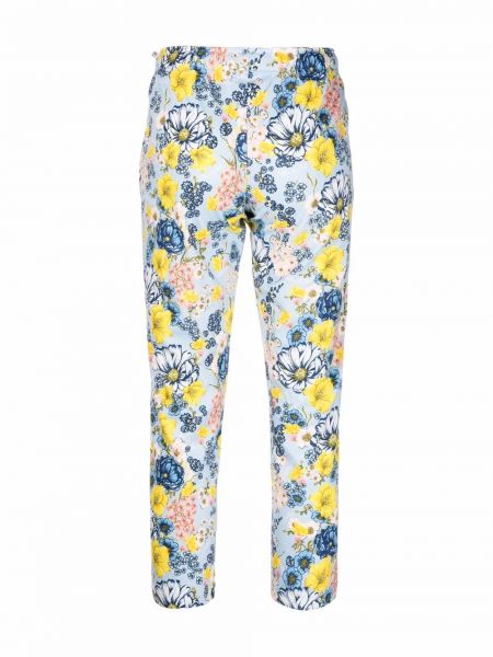 Pantalones de flores con estampado Viktor & Rolf azul