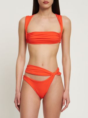 Bikini The Attico portocaliu