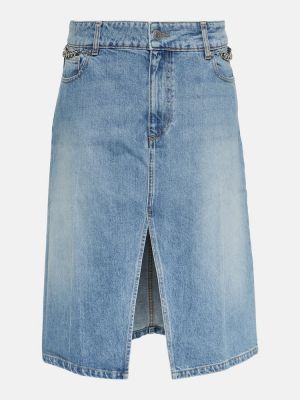Spódnica jeansowa Stella Mccartney niebieska