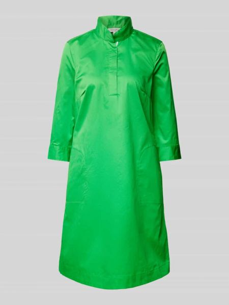 Sukienka midi ze stójką Christian Berg Woman zielona