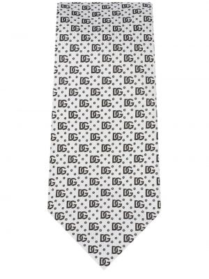 Žakardinis šilkinis kaklaraištis Dolce & Gabbana