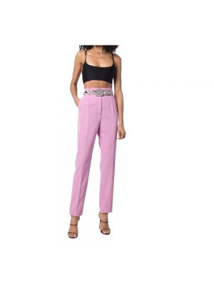 Pantalón clásico slim fit Dolce & Gabbana rosa