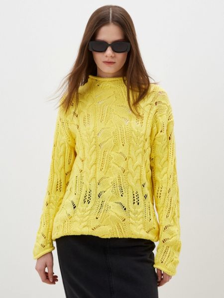Желтый свитер Desigual