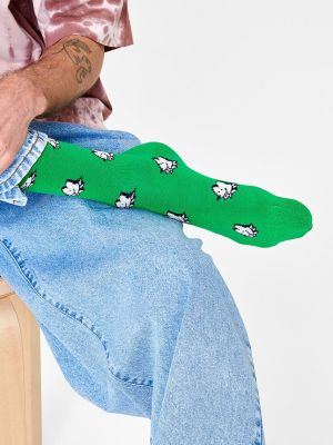 Ponožky Happy Socks zelené