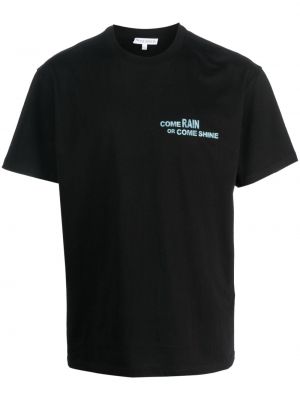 Bavlnené tričko s potlačou Jw Anderson čierna