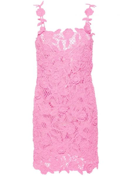Φλοράλ φόρεμα Blumarine ροζ