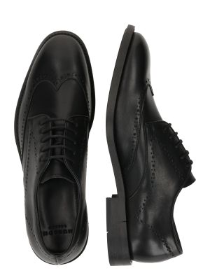 Ilgaauliai batai su raišteliais Hudson London juoda