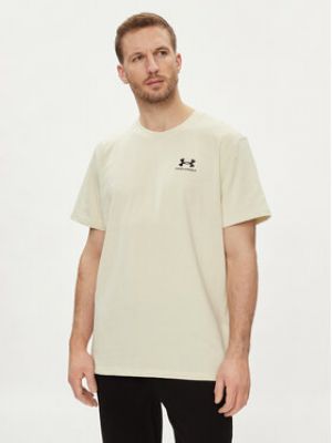 T-shirt large Under Armour beige