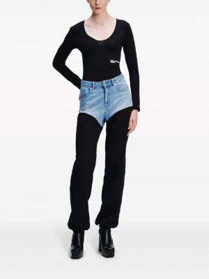 Pantalon en coton Karl Lagerfeld Jeans