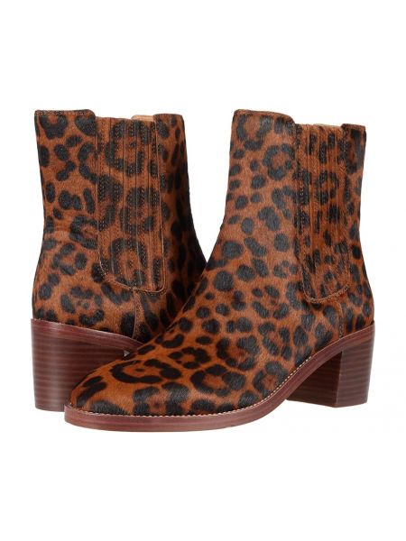 Леопардовые ботинки челси Madewell