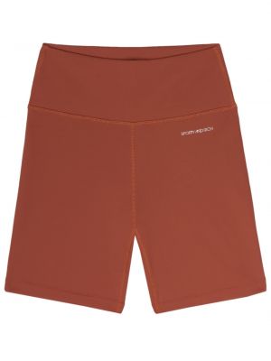 Kolesarske kratke hlače s potiskom Sporty & Rich rdeča
