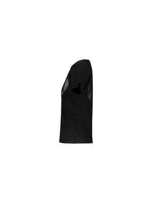 Koszulka z nadrukiem z krótkim rękawem w serca Comme Des Garcons czarna